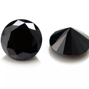 Certified 1ct. t.w. Moissanite Black Loose D VVS1 Stone NEW